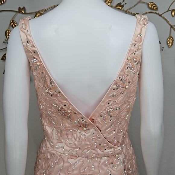 Vintage Emma Domb Sequin Gown Size Small - Picture 8 of 16
